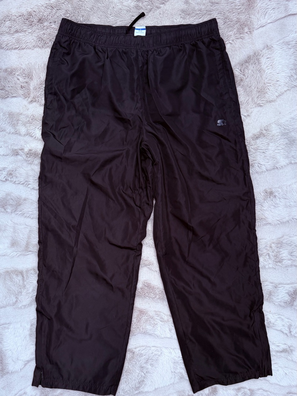 STARTER Black Men's Lightweight Track Joggers